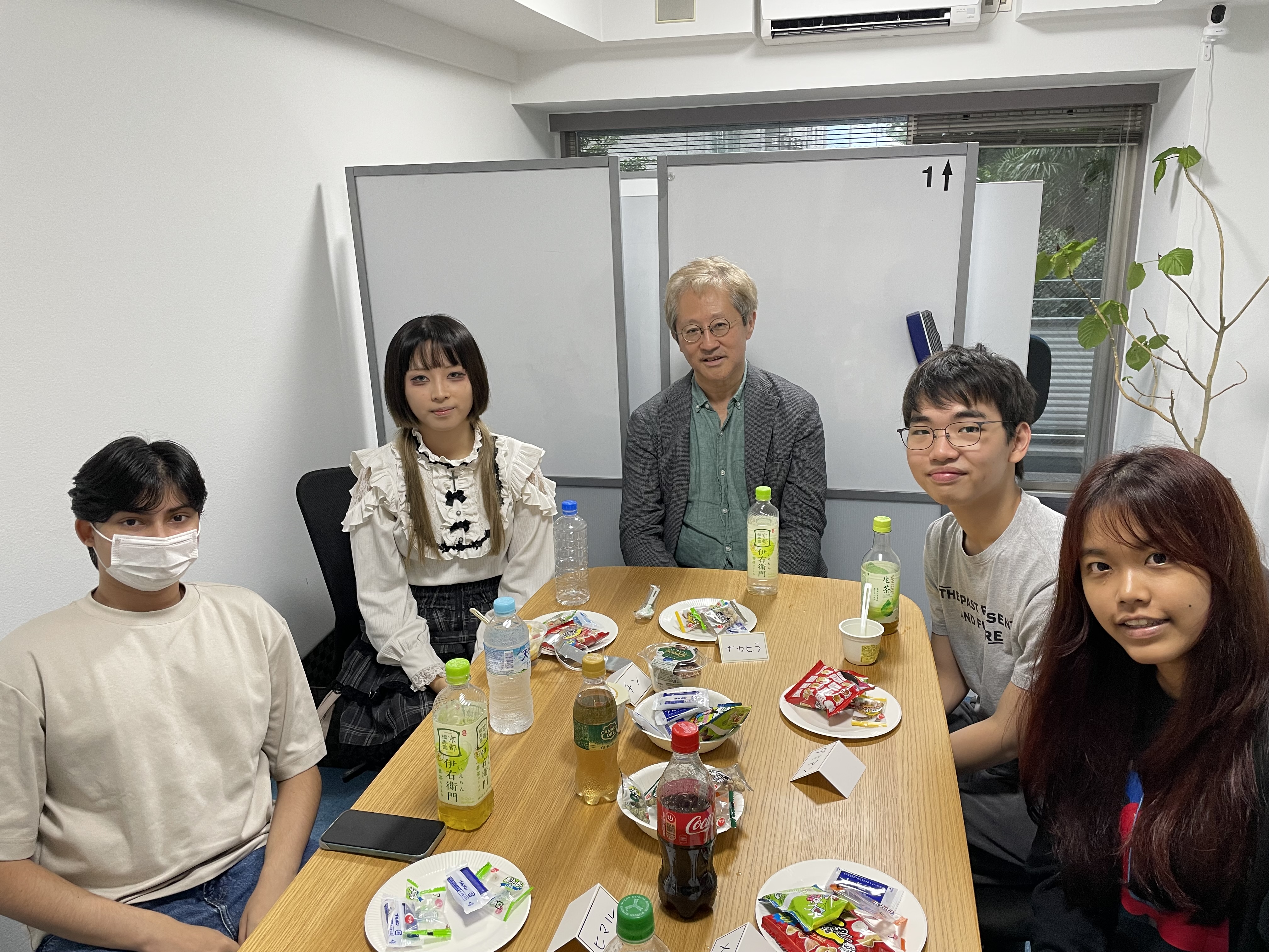 究進塾で開催した留学生交流会の様子